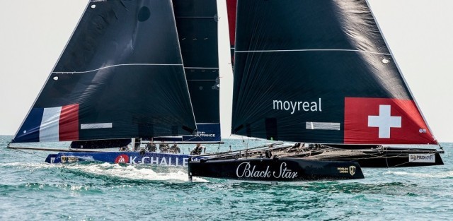 Tomorrow's battle is likely to remain between overall leader K-Challenge Team France and increasingly confident Black Star Sailing Team