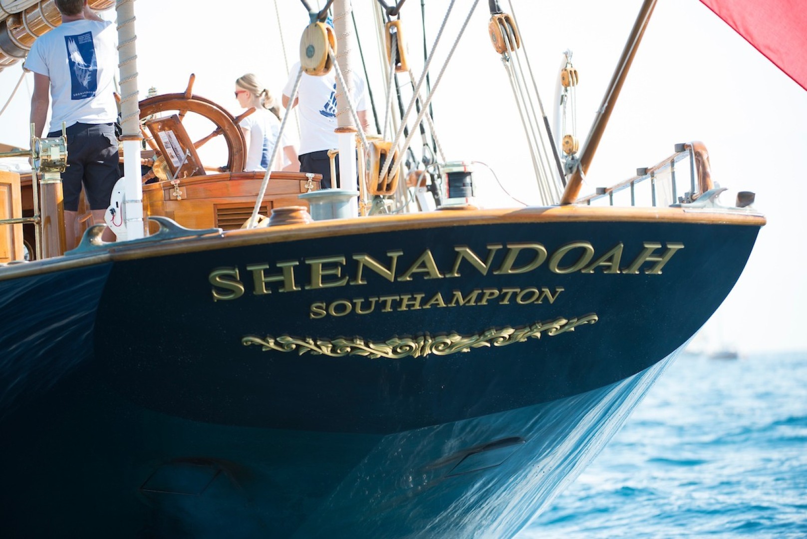 The imposing schooner Shenandoah of Sark - Photo © Juerg Kaufmann / GYC