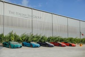 Lamborghini nella sede di The Italian Sea Group