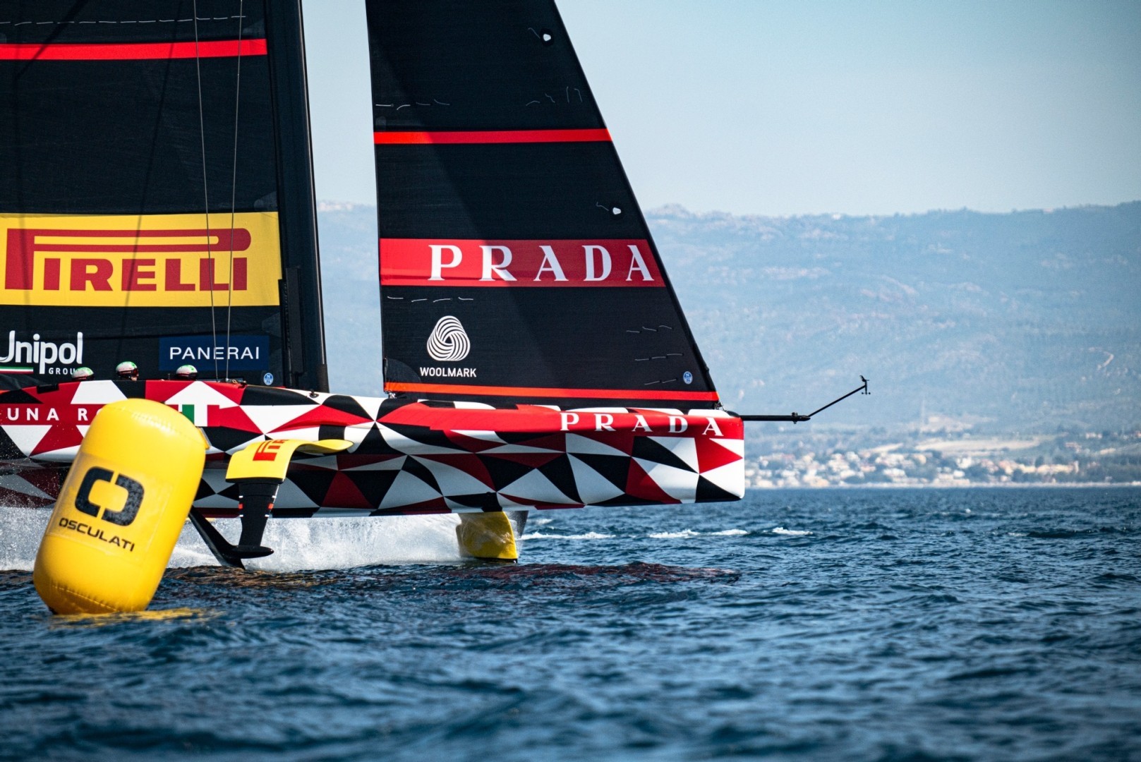 Luna Rossa, Final session of foil testing on a near-perfect mistral day