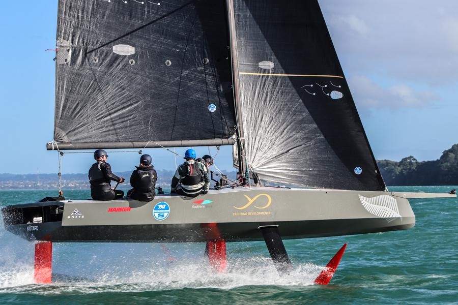 AC9F, the boat designed for the Youth America's Cup