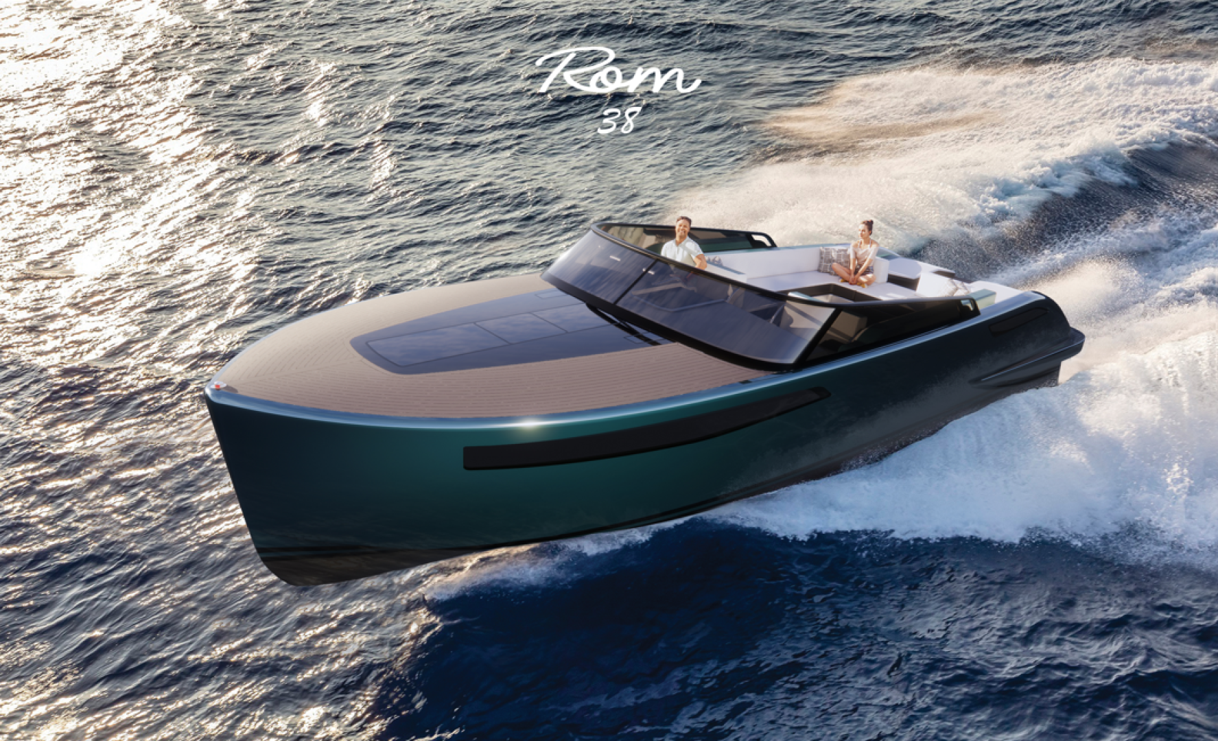 Rom 38 powerboat: sleek and powerful