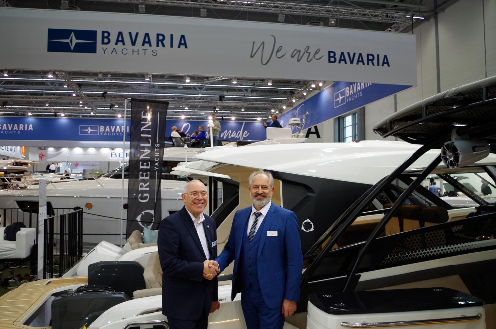 Michael Müller, CEO BAVARIA YACHTS und Vladimir Zinchenko, CEO Greenline Yachts