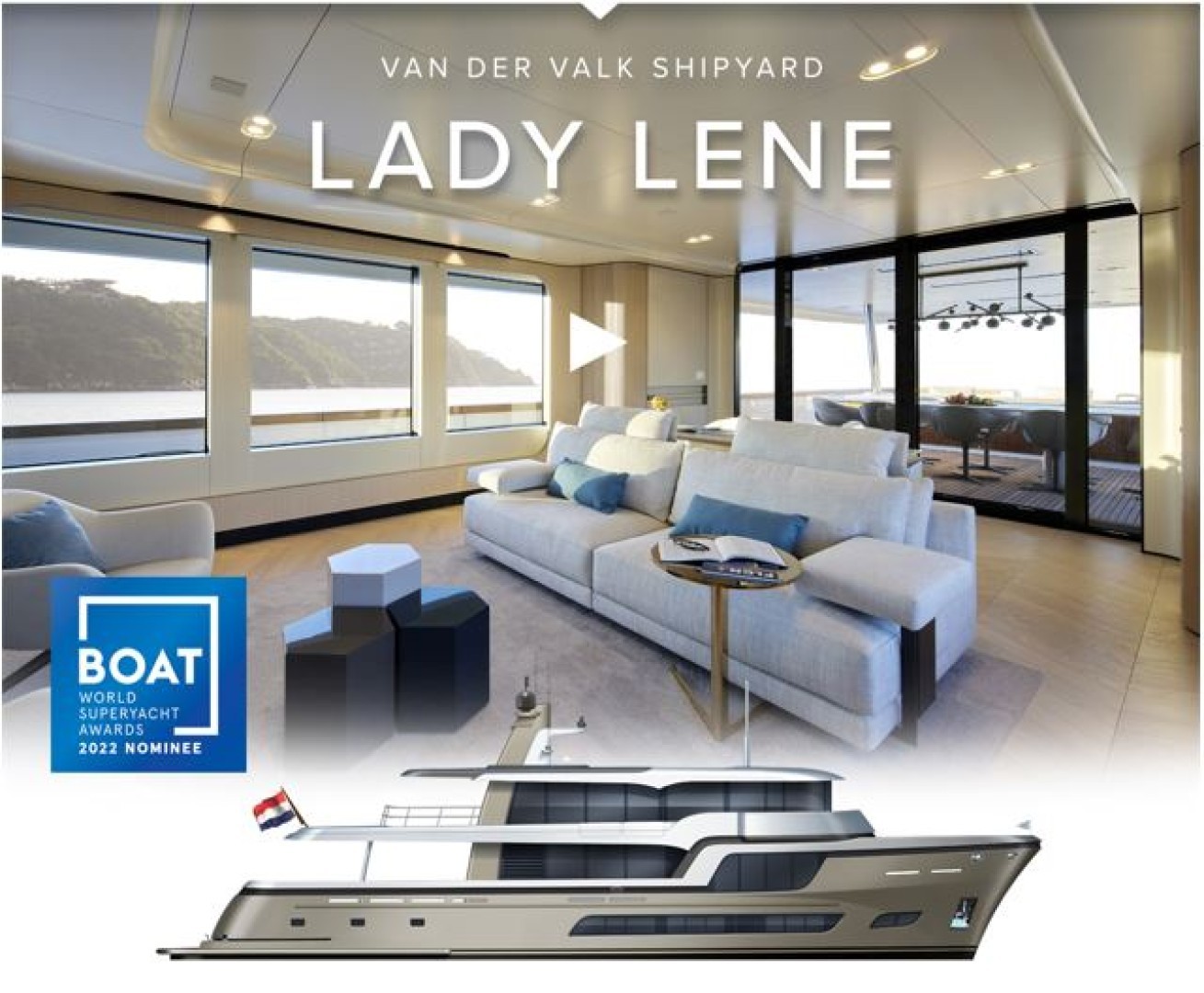 Lady Lene nominee at 2022 World Superyacht Awards
