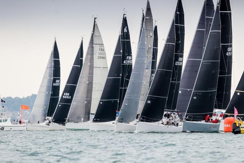 Tight racing in IRC Three on the third day of the IRC European Championship, incorporating the Commodores' Cup