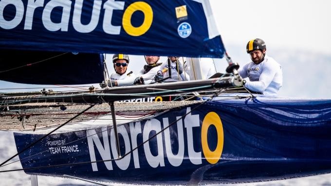 For the upcoming event on the GC32 RACING TOUR, the GC32 NORAUTO team will be flying on the waters of Villasimius