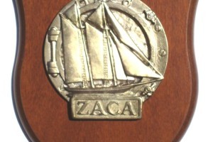 Il Crest dello yacht Zaca - collezione Daniele Busetto