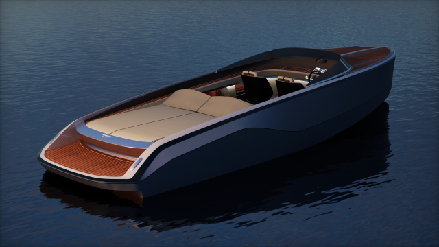 Persico Marine’s new electric-powered motorboat is eye-catching