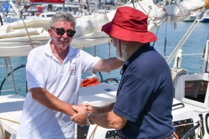 Moitessier's yacht Joshua unite with Knox-Johnston's Suhaili