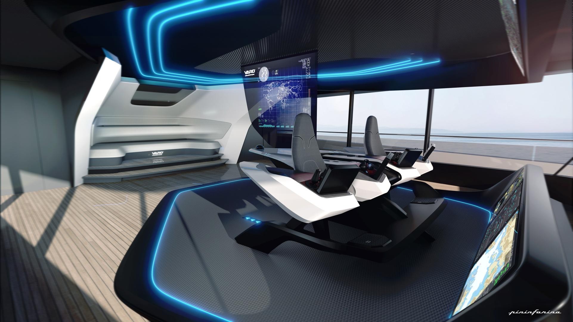 Pininfarina e Vard Electro presentano una nuova helm station al Monaco Yacht Show