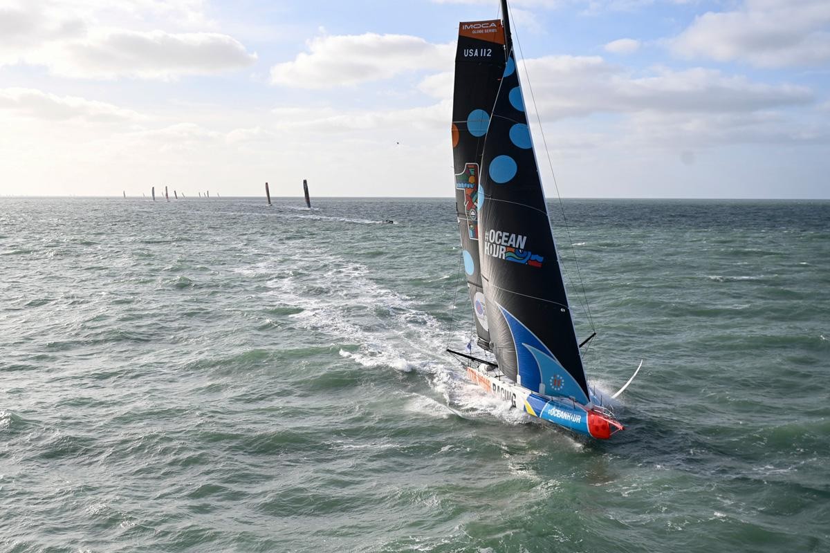 11th Hour Racing Team's two race boats set off on Transat Jacques Vabre