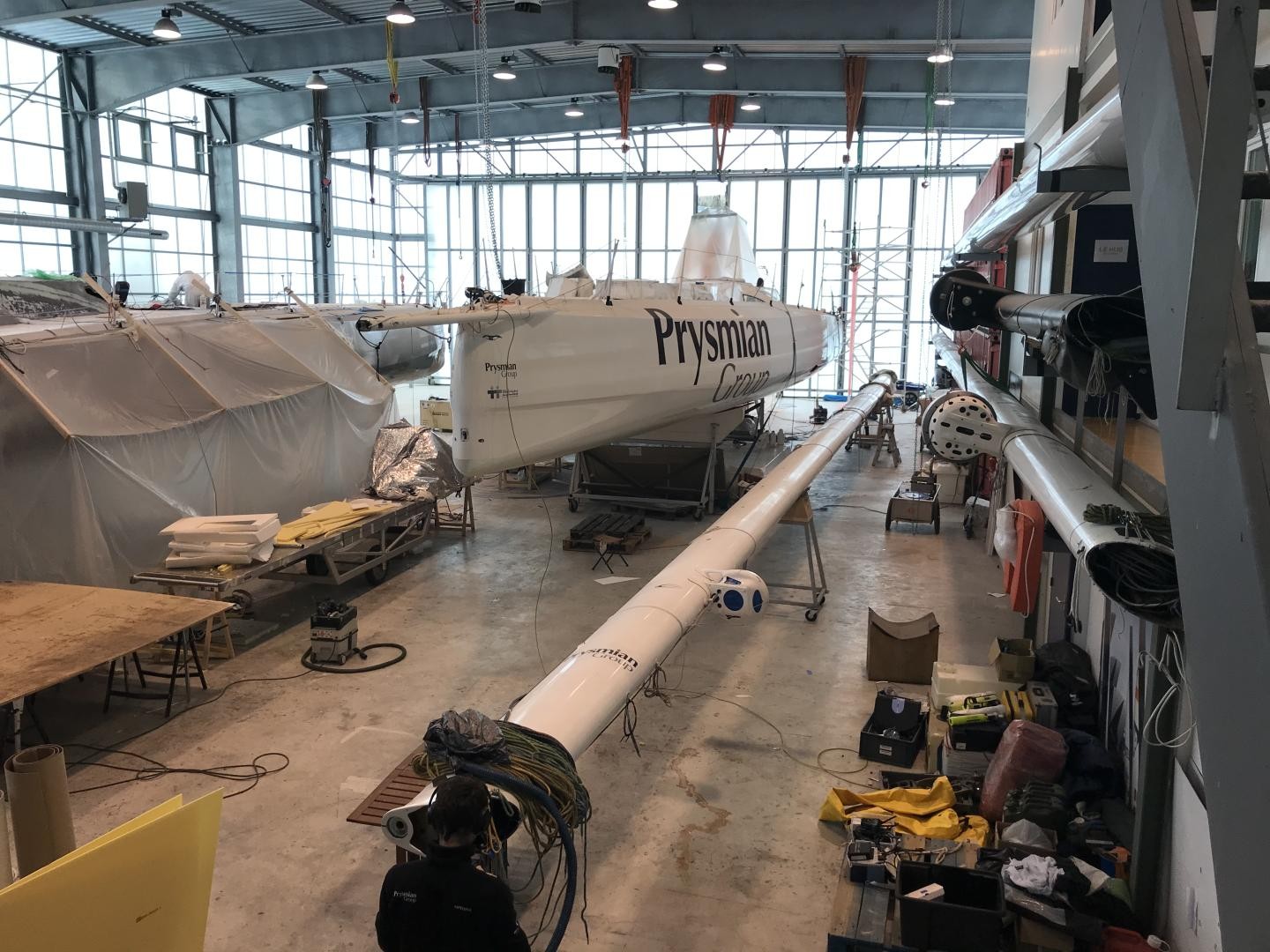 L'Imoca Prysmian Group in cantiere - Photo Noesis