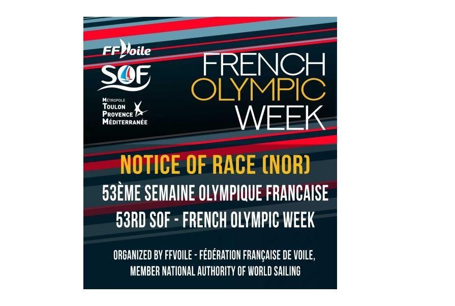Semaine Olympique Française de Hyères, registrations are open