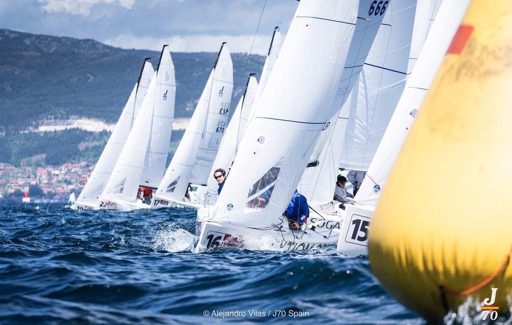 Over 70 teams from 15 countries will contest the 2018 J/70 European Championships.
(Alejandro Vilas/J70 Spain)