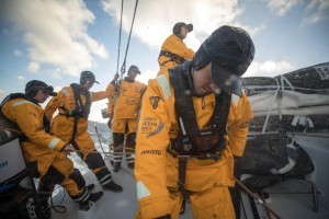 The Volvo Ocean Race fleet dives deeper into the Southern Ocean