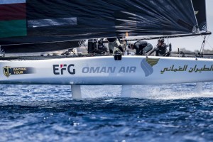 Oman Air, con il nuovo skipper Adam Minoprio, oggi ha ottenuto la prima vittoria