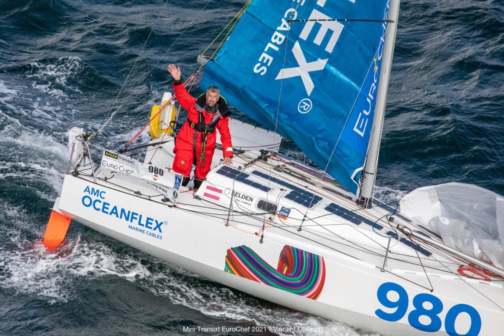 Mini Transat, Melwin Fink is the fastest in the production boats