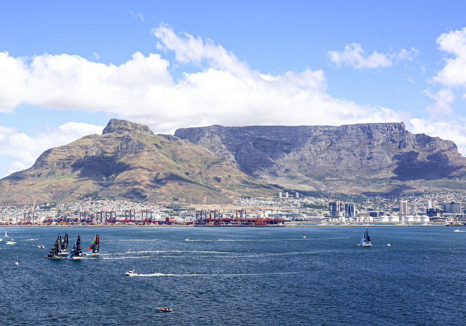 The Ocean Race, Start of the In-Port Race in Cape Town © Sailing Energy / The Ocean Race