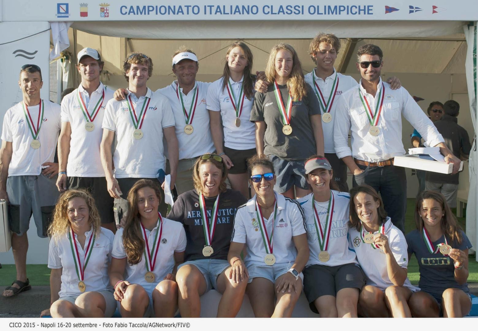 I vincitori del Campionato Italiano Classi Olimpiche di Napoli Foto Taccola