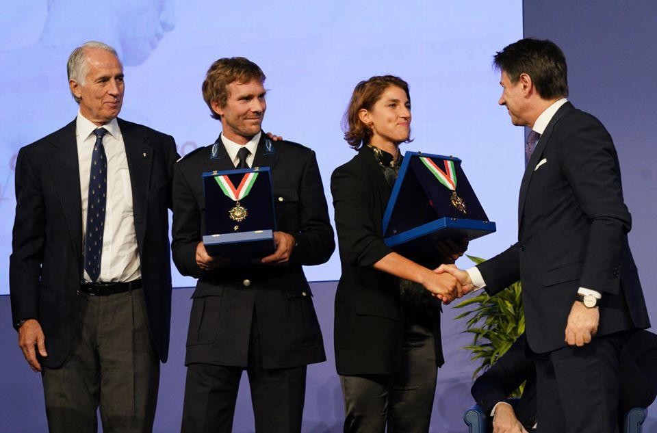 Vittorio Bissaro e Maelle Frascari collari d'oro 2019