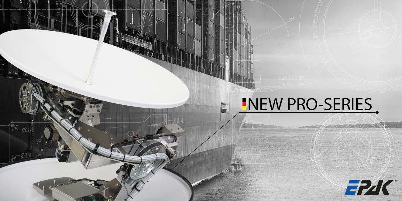 EPAK Pro Series, new generation of antennas for maritime shipping