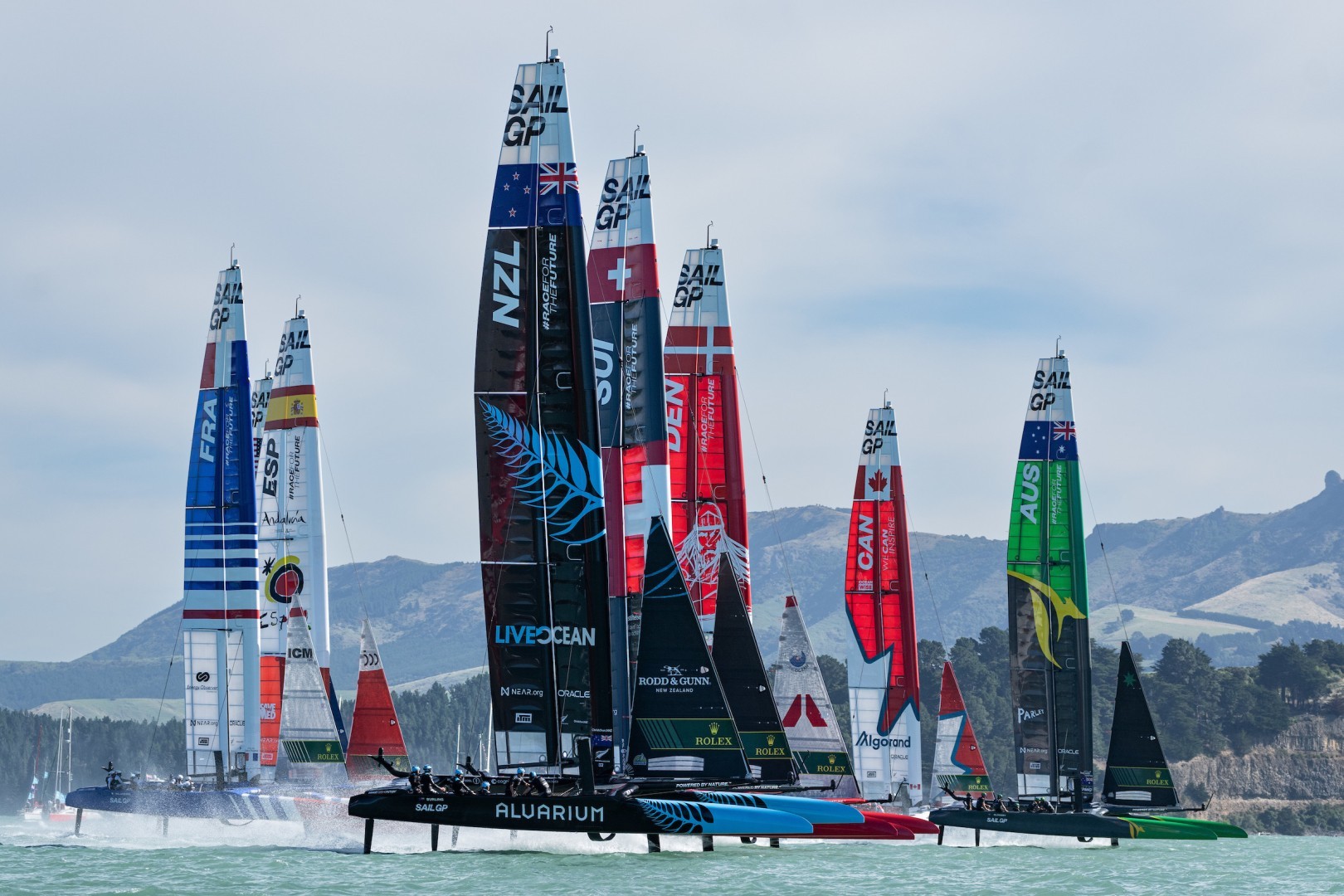 Home team delivers on Day1 of New Zealand SailGp