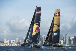 San Diego 2017 - day two - Red Bull Sailing Team & SAP Extreme Sailing Team