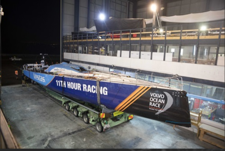 Vestas 11th Hour Racing yacht arrives in New Zealand for repairs