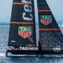 With a light forecast for the rest of the race, the sea breeze built enough to get Roberto Lacorte's Flying Nikka fully foiling. Photo: Studio Taccolo