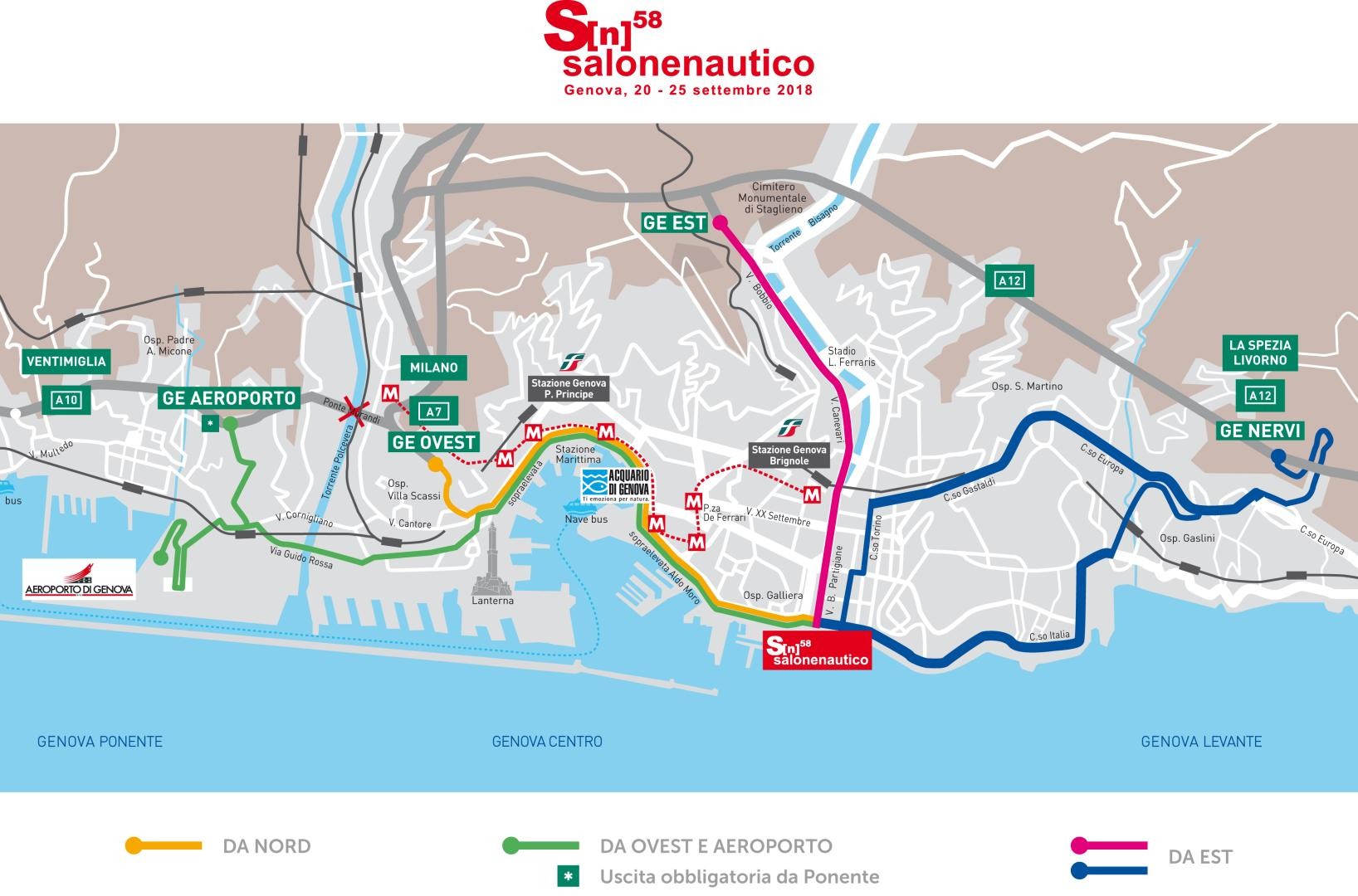 Mappa Viabilità Genova, approvata il 30.08.2018
