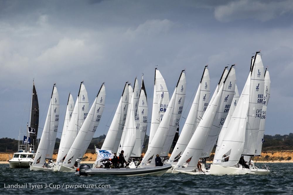 Hot Racing on Day Two of the Landsail Tyres J-Cup, 04 September 2020