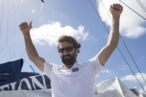 French sailor, Yoann Richomme wins the Class 40 category on Veedol-AIC