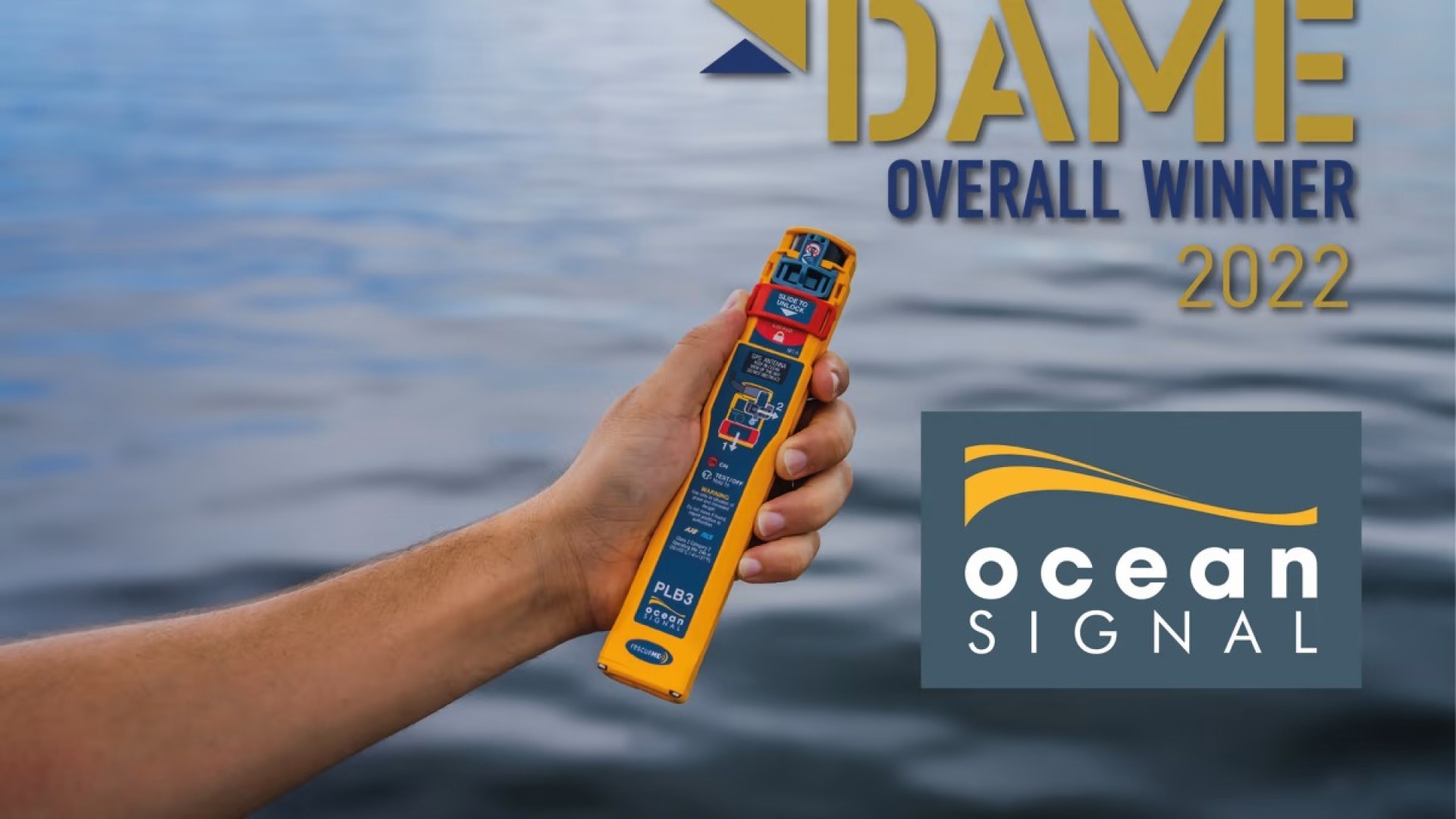 Ocean Signal wins Overall Dame Design Award 2022