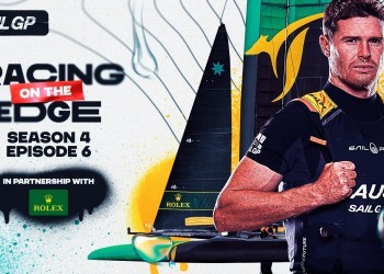 Slingsby lays down the gauntlet to next generation of SailGP stars in latest Racing on the Edge