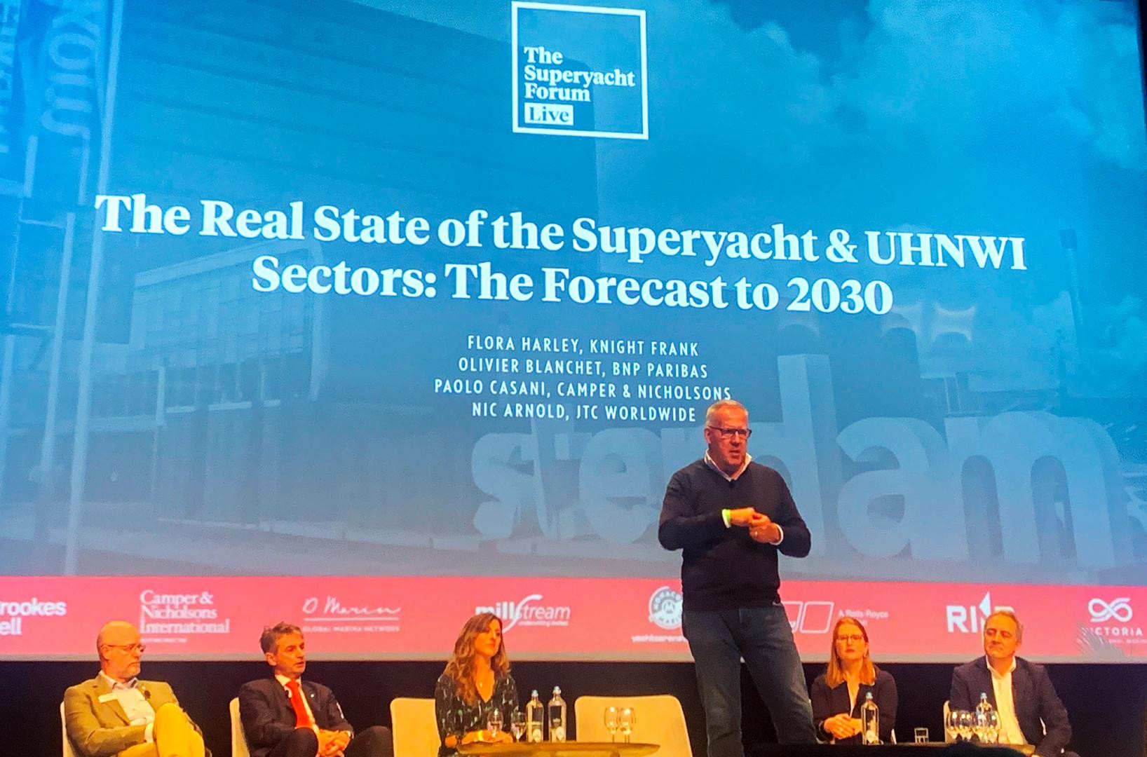 Martin Redmayne, presidente di The Superyacht Group, apre il Global Superyacht Forum