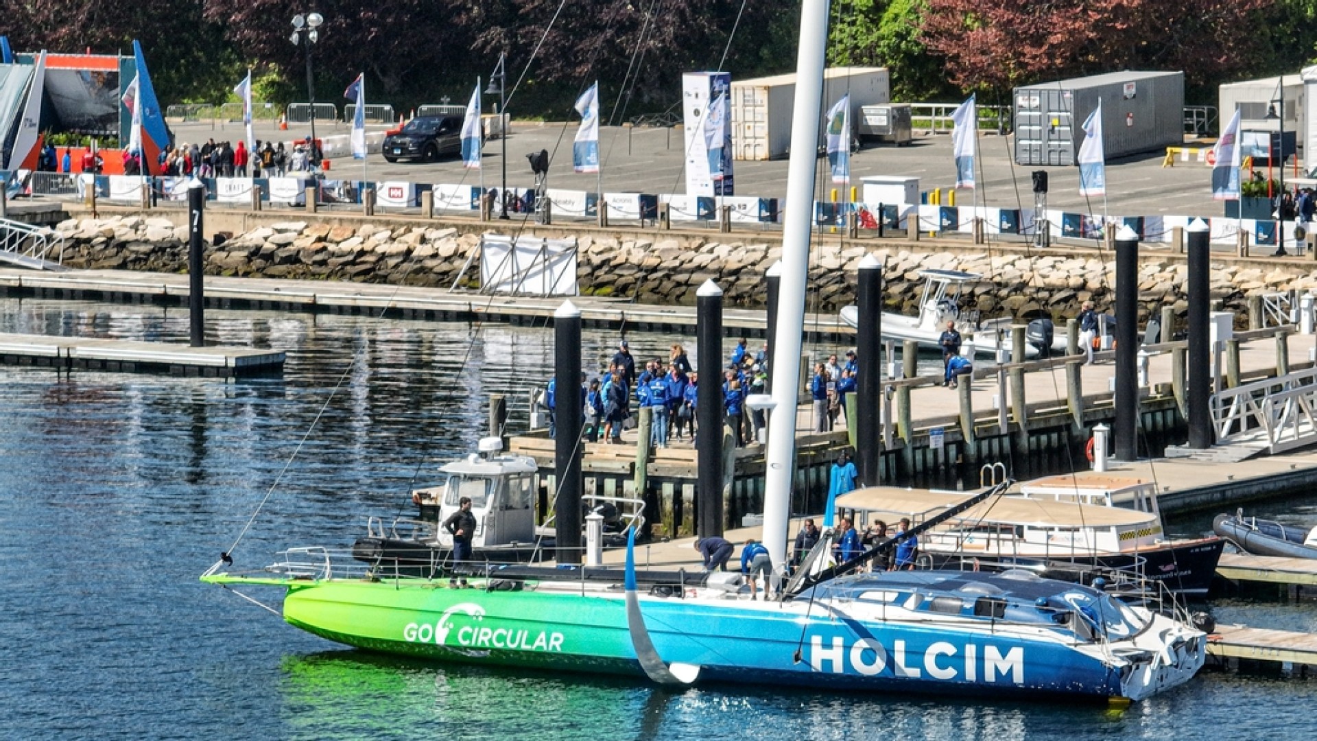 Team Holcim PRB rejoins the fleet in Newport