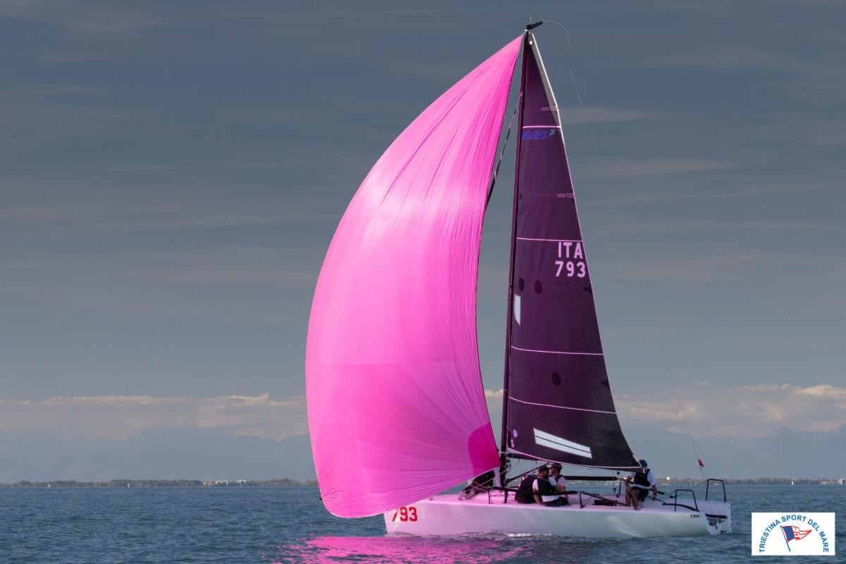 Paolo Brescia's Melgina ITA793 (1-1-2) with Simon Sivitz calling the tactics, dominates opening day in Trieste - final event of the Melges 24 European Sailing Series 2021