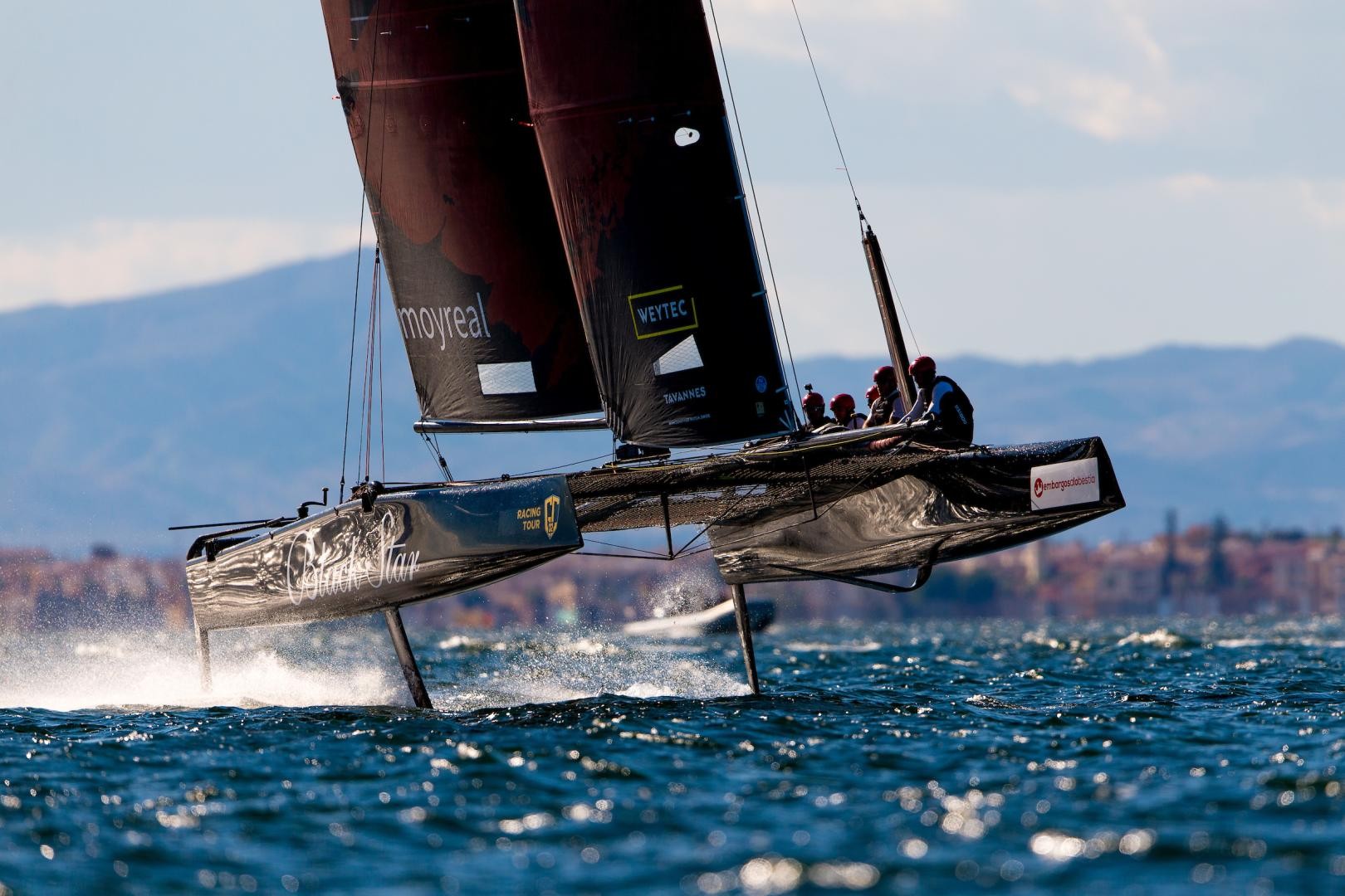 Black Star Sailing Team 'recovered best' among the teams. Photo: Sailing Energy / GC32 Racing Tour