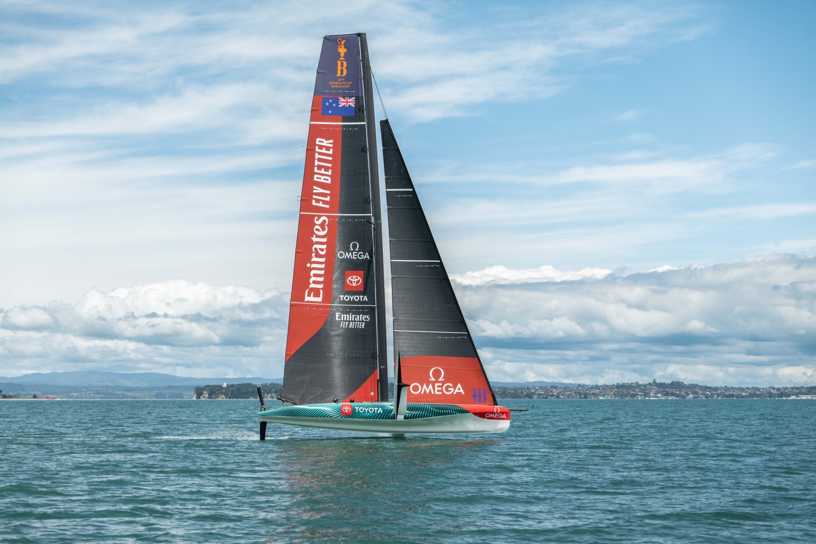 Double time- Emirates Team New Zealand back out on the water