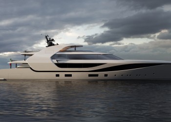 NooN 52, motor yacht di 52m in alluminio in un design elegante e fluido