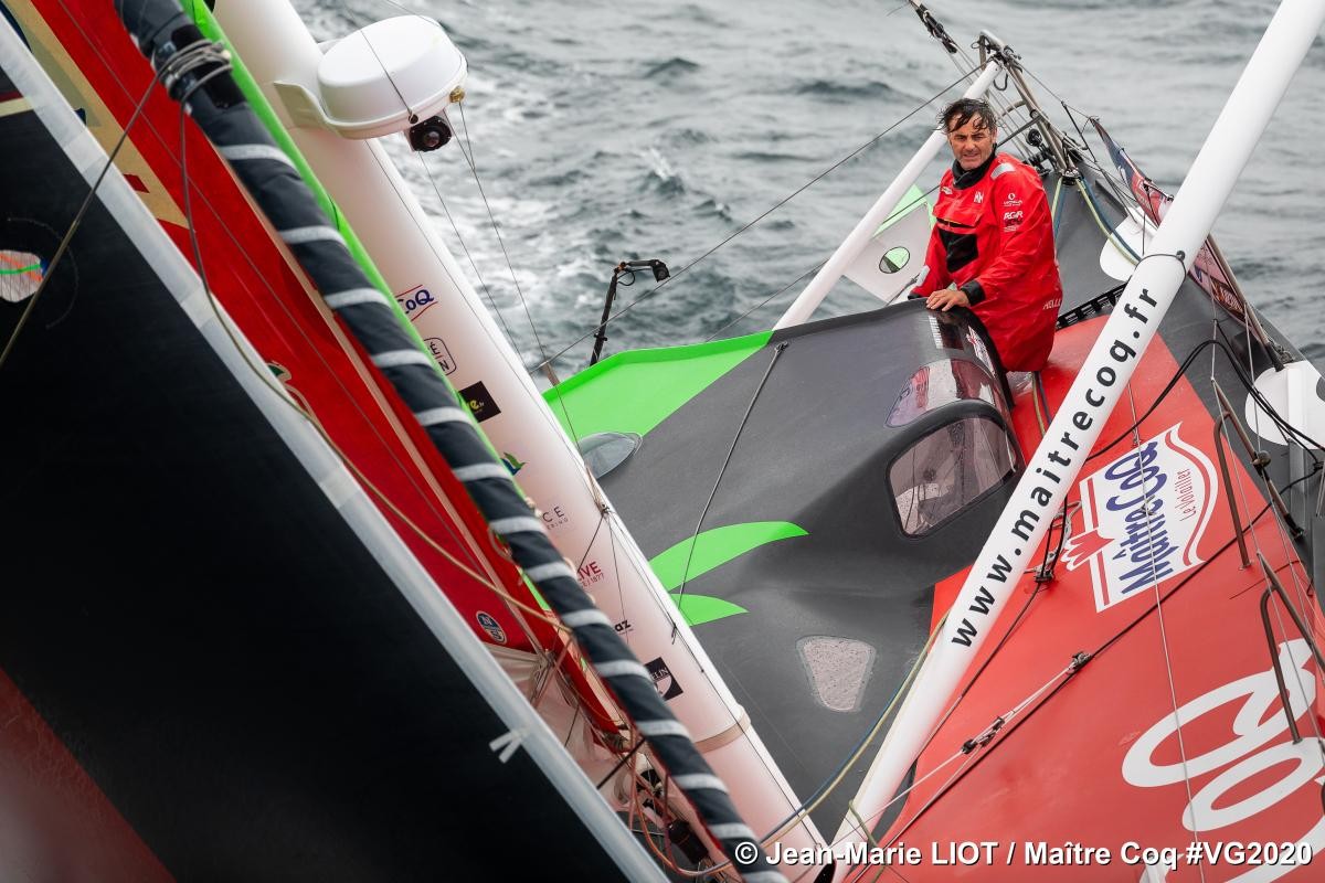 Yannick Bestaven is tenth leader of the ninth Vendee Globe