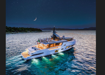 Arcadia Yachts at the Monaco Yacht Show with the Sherpa 80 Mabelle