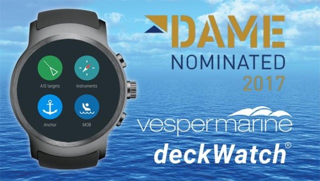 Vesper Marine Deckwatch nominated fordame award