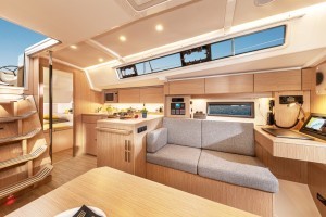 The improvements in sailing performance and handling have been achieved without any reduction in the enormous interior volume that has long been a defining trait of the brand.