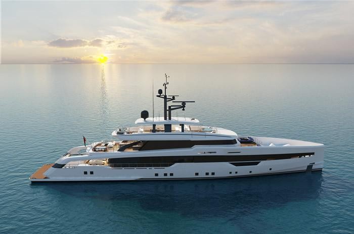 CRN, initial design details about the bespoke 52m M/Y 142