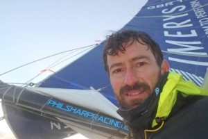 Phil Sharp on board Imerys Clean Racing after a tough start to the Route du Rhum-Destination Guadeloupe