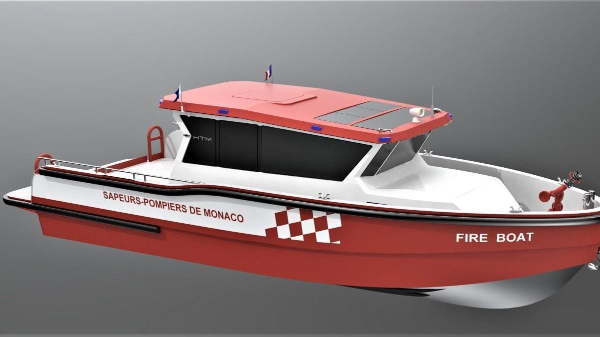 High Tech Marine's new firefighting and rescue patrol boat will be equipped with Smartgyro stabilization