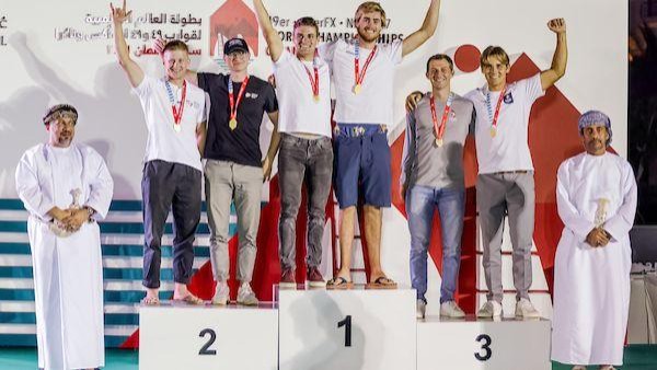 I campioni mondiali Nacra 17, 49er FX e 49er - © Sailing Energy for Oman Sail