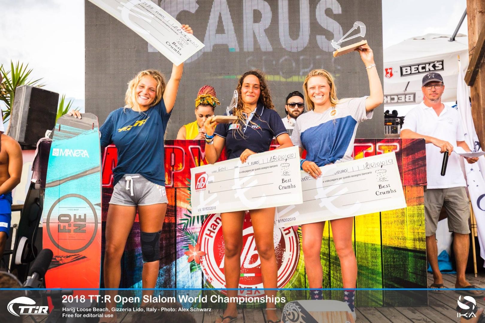 Sofia Tomasoni vince il Mondiale Kitesurf TT:R Open a Gizzeria