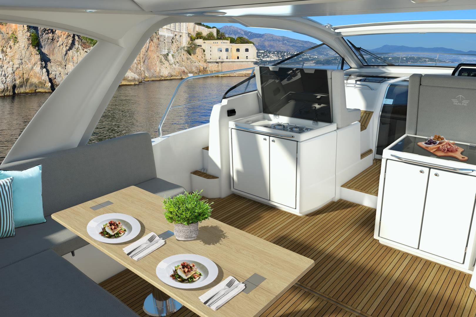 HanseYachts AG: Sealine expands the S-Class with the S390